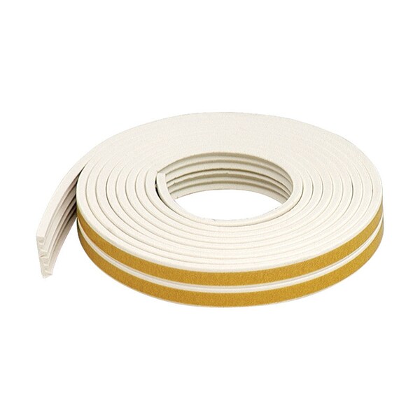 M-D Building Products M-D Building Products White EPDM Rubber Foam Weather Stripping Tape For Doors and Windows 204 in. L 02618 - main